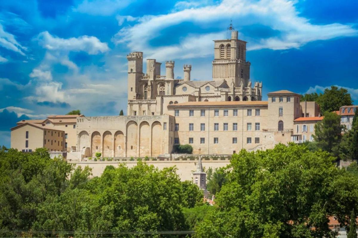 T2 Halles & Cathedrale - Centre Historique - Clim - Wifi - Free Parking Sur Demande Beziers